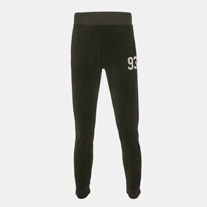 A Bathing Ape Black Velvet 93 Applique Sweatpants L